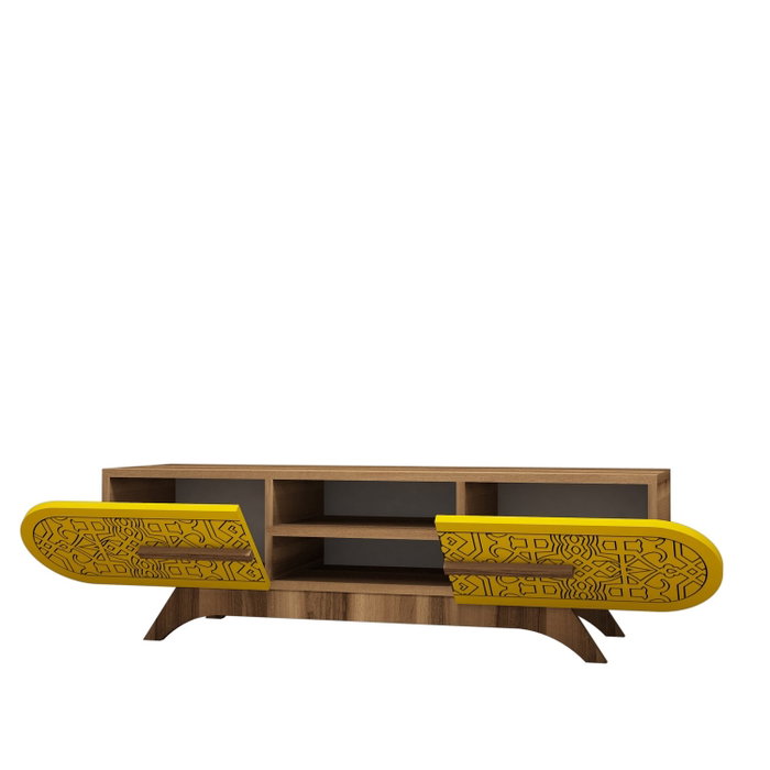 Hanah Home Defne - Nogal y Amarillo